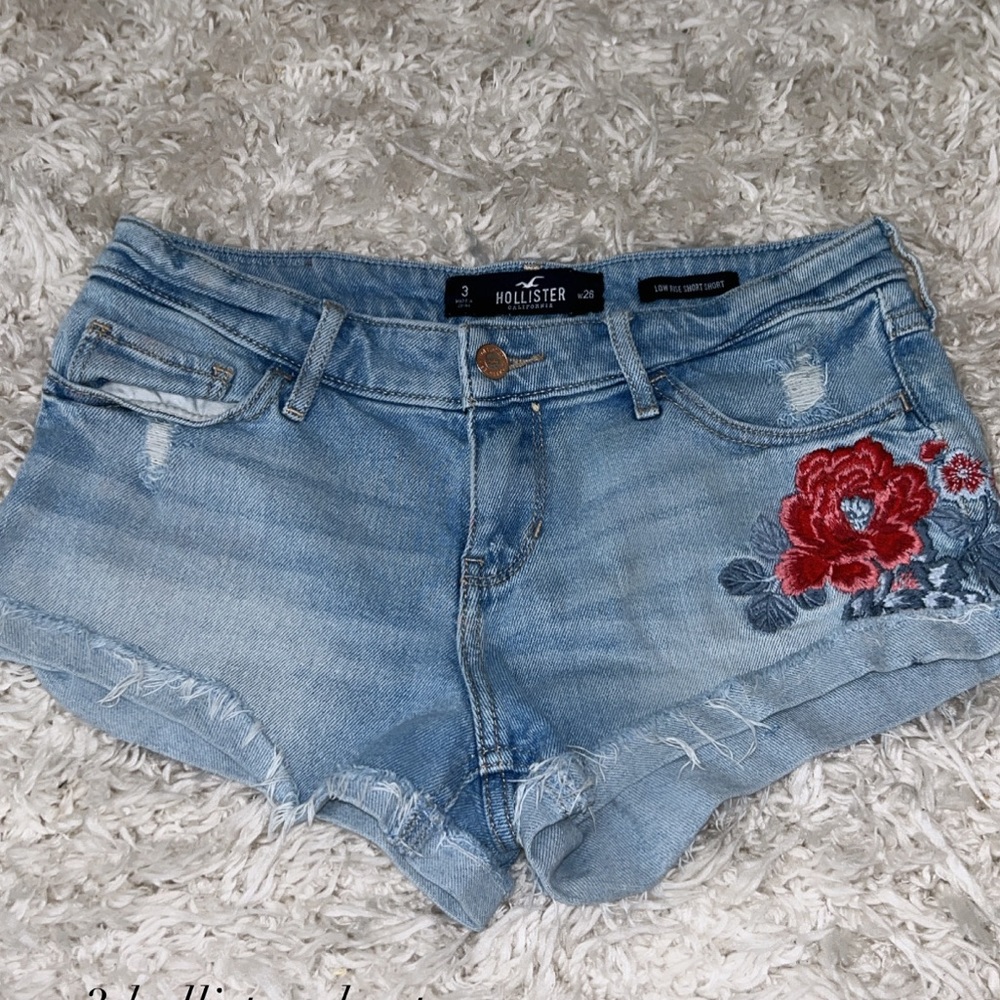 Hollister jean shorts